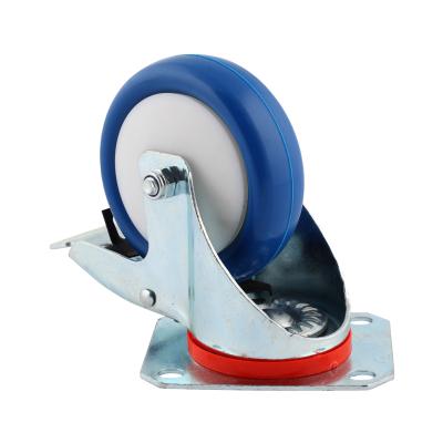 Zestaw kołowy obrotowy z hamulcem poliamid-poliuretan 100 kg - 300 kg